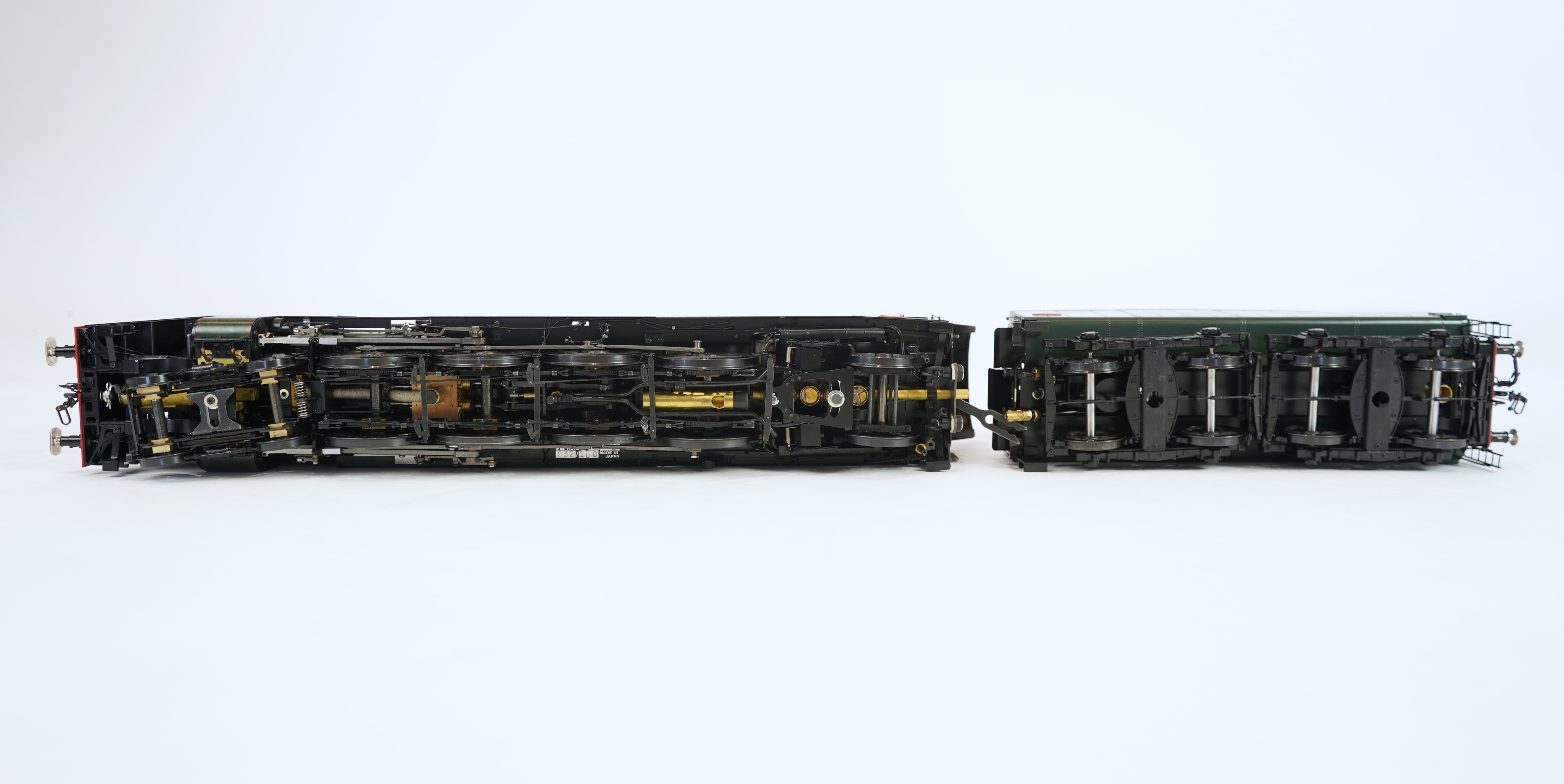 A Gauge One Aster Hobbies live steam French SNCF Class 241.P.1, 4-8-2 locomotive with bogie tender, the kit built version, spirit fired working four cylinder motion, with grate and tools for conversion to coal firing, as
